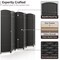 Sorbus 6 Panel Room Divider 6 ft. Tall - Privacy Screen, Extra Wide Double Hinged Panels, Mesh Hand-Woven Design